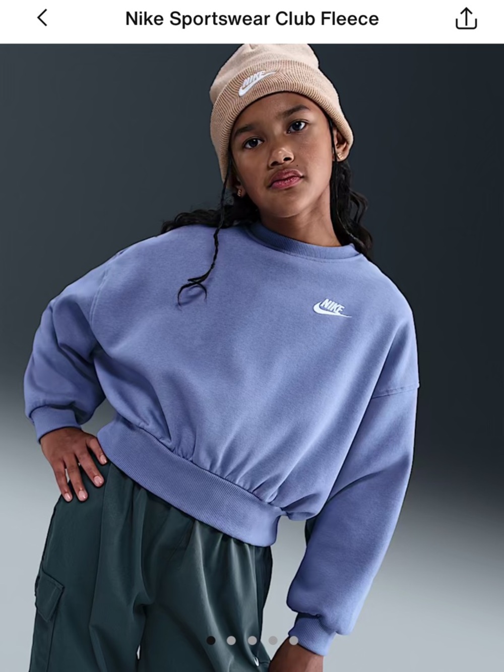 Nike Youth Crewneck Sweatshirt - Size L